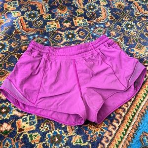 Lululemon running shorts women’s magenta